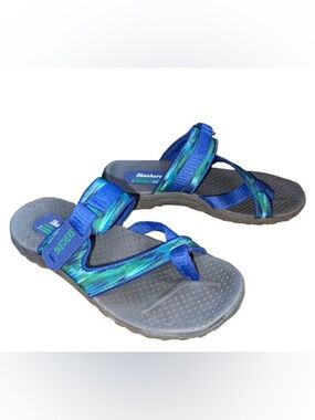 Skechers Women's Reggae-Brush Strokes Sandals sz 7